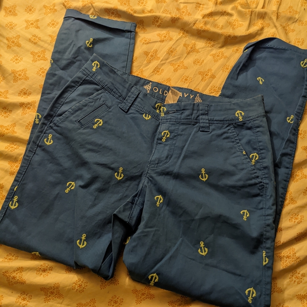 Old Navy Ankle Pant Size 0 Royal Blue